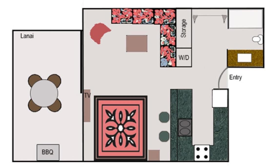 9B Ekahi Village-Studio Bath, Garden View - 1 Minute Stroll To Beach! Уэйлея Экстерьер фото